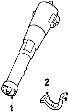 Diagram STEERING COLUMN ASSEMBLY. for your 2005 Chevrolet Astro   