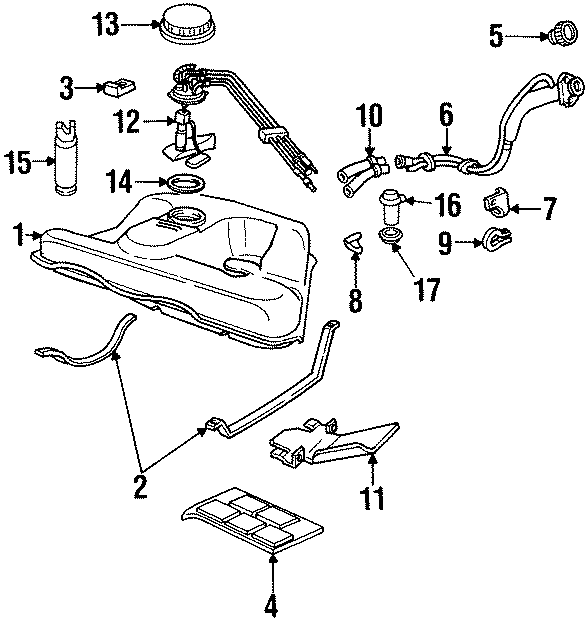 FUEL SYSTEM COMPONENTS. Diagram