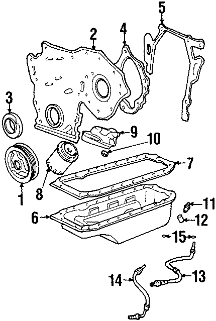 Diagram ENGINE / TRANSAXLE. ENGINE PARTS. for your 2018 Chevrolet Equinox   