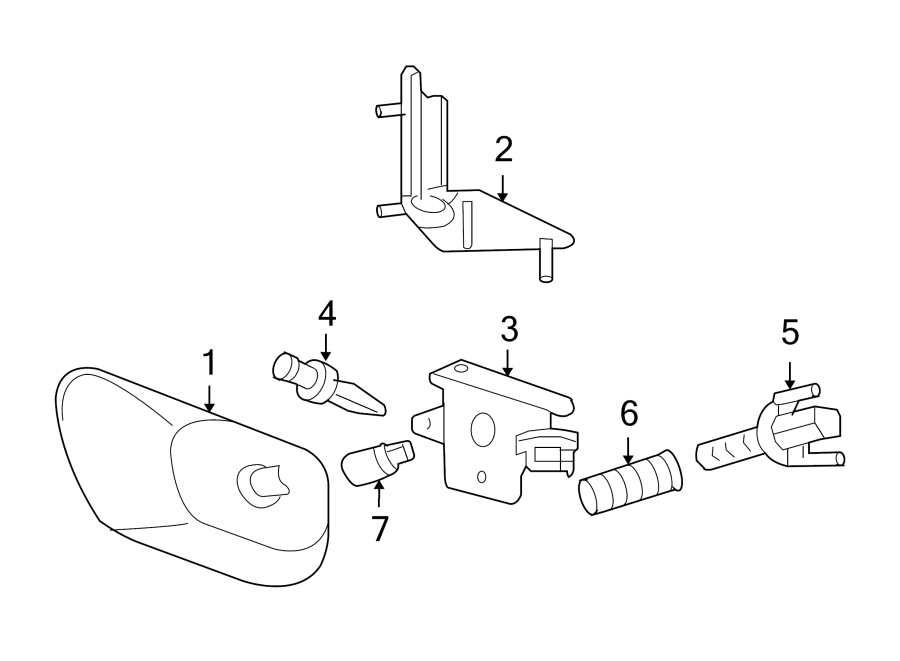 Diagram FRONT LAMPS. FOG LAMPS. for your 2005 Chevrolet Equinox   