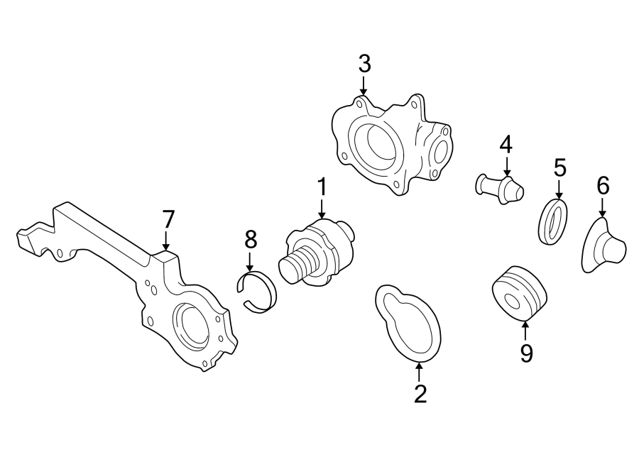 Diagram WATER PUMP. for your 1995 Chevrolet K2500  Base Standard Cab Pickup Fleetside 4.3L Chevrolet V6 A/T 