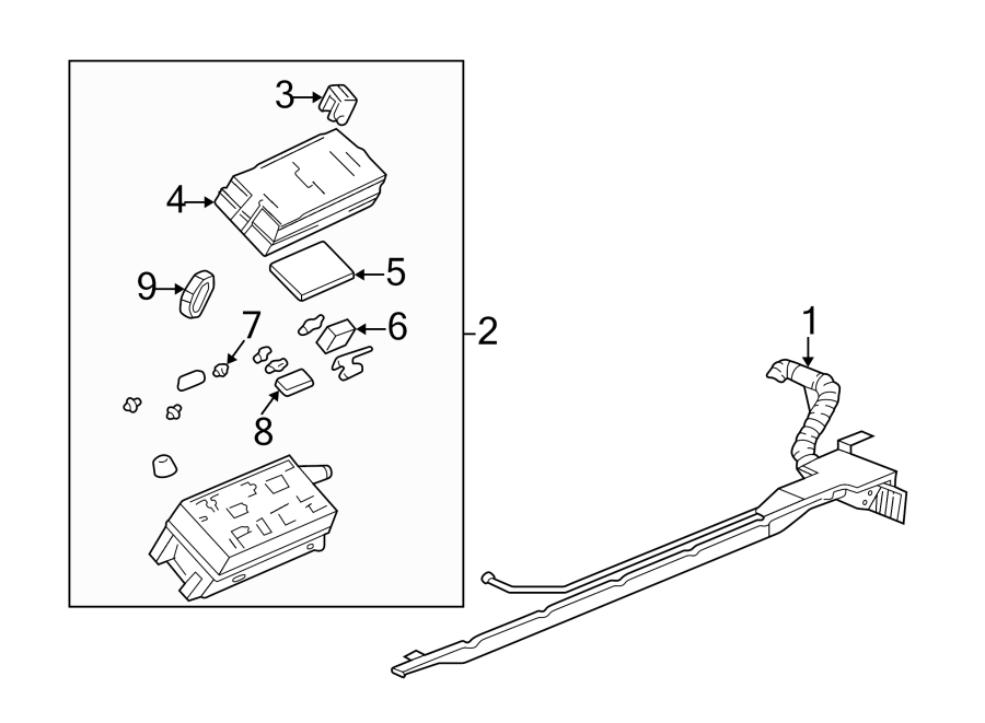 Diagram ELECTRICAL COMPONENTS. for your 2001 Chevrolet Blazer   