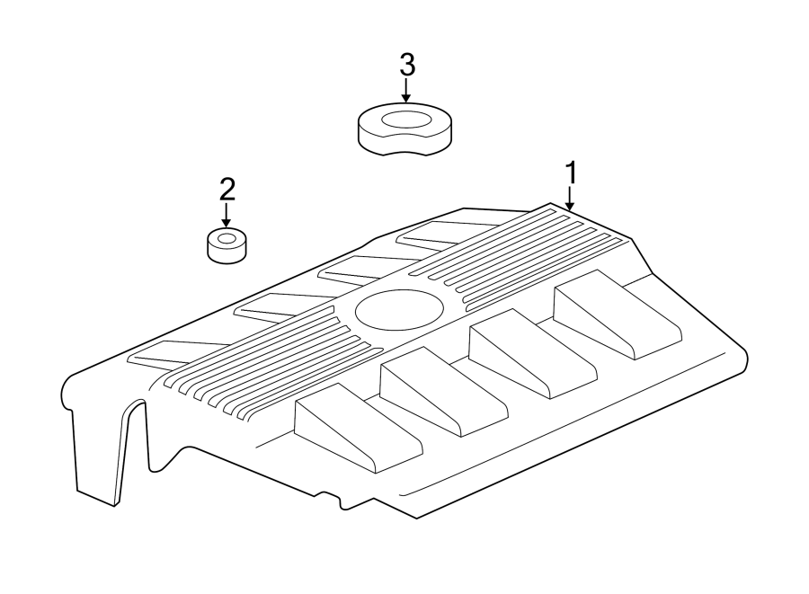 ENGINE / TRANSAXLE. ENGINE APPEARANCE COVER.