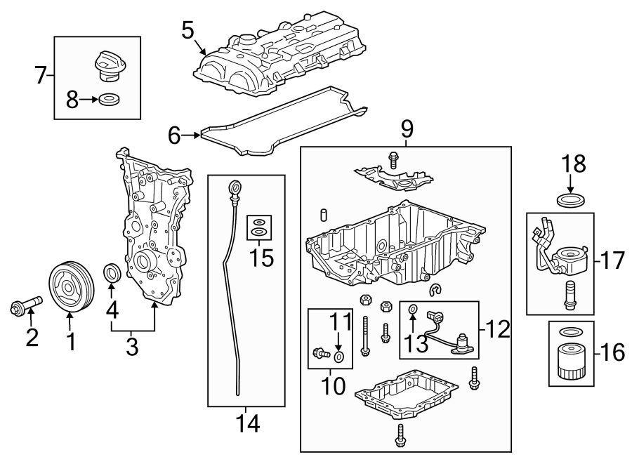 Diagram Pillars. Rocker & floor. Engine parts. for your 2015 Chevrolet Camaro   