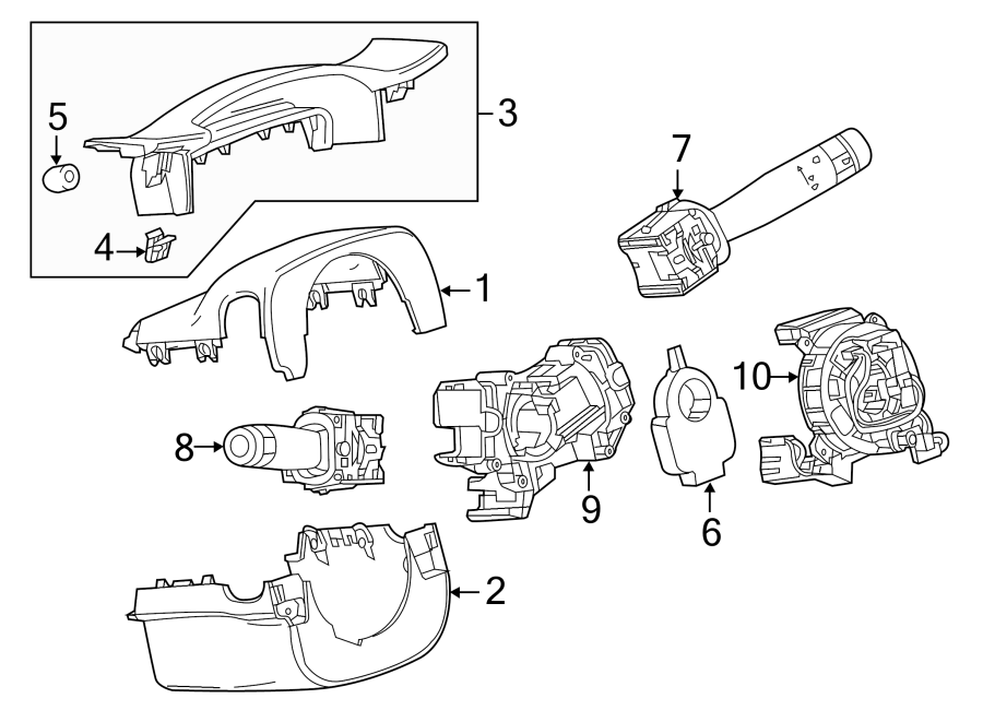 9STEERING COLUMN. SHROUD. SWITCHES & LEVERS.https://images.simplepart.com/images/parts/motor/fullsize/BD13355.png