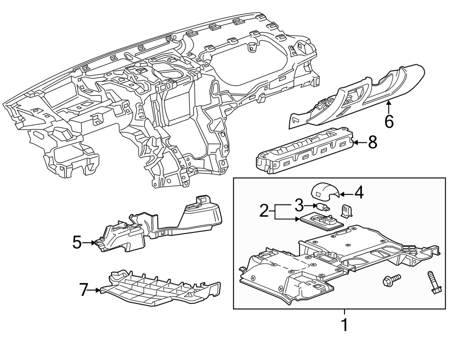 1INSTRUMENT PANEL COMPONENTS.https://images.simplepart.com/images/parts/motor/fullsize/BD13390.png