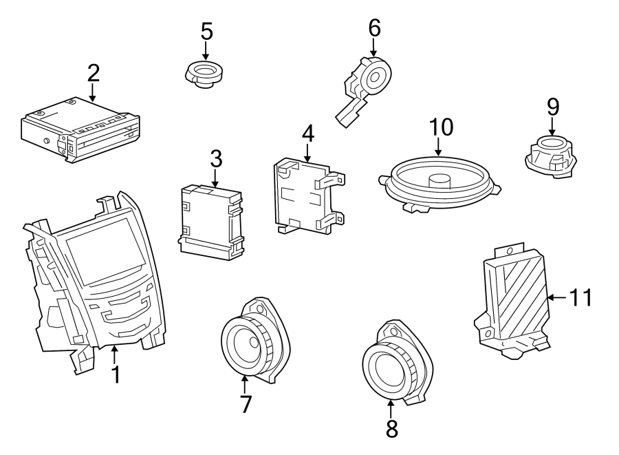 Diagram INSTRUMENT PANEL. SOUND SYSTEM. for your 1984 Buick Century   