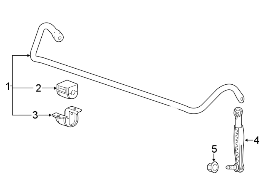 Diagram FRONT SUSPENSION. STABILIZER BAR & COMPONENTS. for your 2012 GMC Sierra 2500 HD 6.6L Duramax V8 DIESEL A/T RWD WT Extended Cab Pickup 