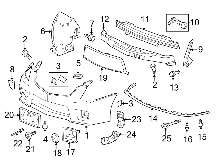 9FRONT BUMPER. BUMPER & COMPONENTS.https://images.simplepart.com/images/parts/motor/fullsize/BE11010.png