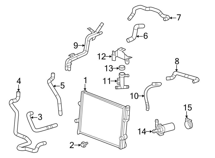 Diagram INTERCOOLER. for your 2000 Buick Century   