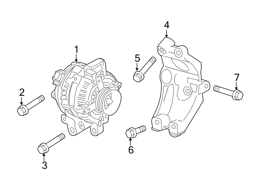 Diagram ALTERNATOR. for your 1995 Chevrolet K1500  Base Standard Cab Pickup Stepside 6.5L V8 DIESEL M/T 