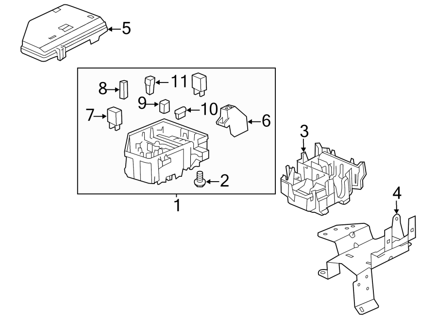 Diagram ELECTRICAL COMPONENTS. for your 2018 Chevrolet Spark   