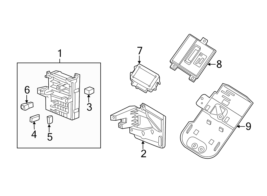 Diagram ELECTRICAL COMPONENTS. for your 2014 Buick Encore   