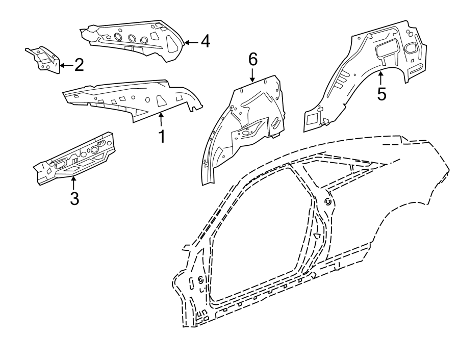 3QUARTER PANEL. INNER STRUCTURE.https://images.simplepart.com/images/parts/motor/fullsize/BE11640.png