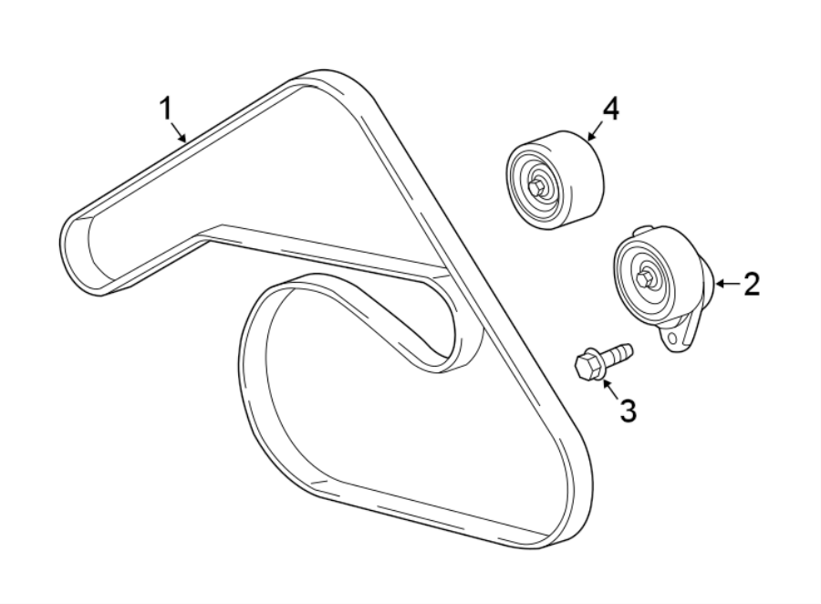 Diagram BELTS & PULLEYS. for your 2015 Buick Regal   