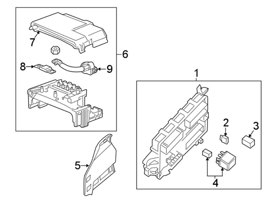 Diagram FUSE & RELAY. for your 2021 Chevrolet Camaro LT Coupe 2.0L Ecotec A/T 