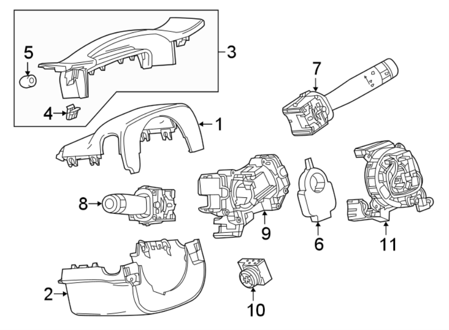 10STEERING COLUMN. SHROUD. SWITCHES & LEVERS.https://images.simplepart.com/images/parts/motor/fullsize/BF15365.png