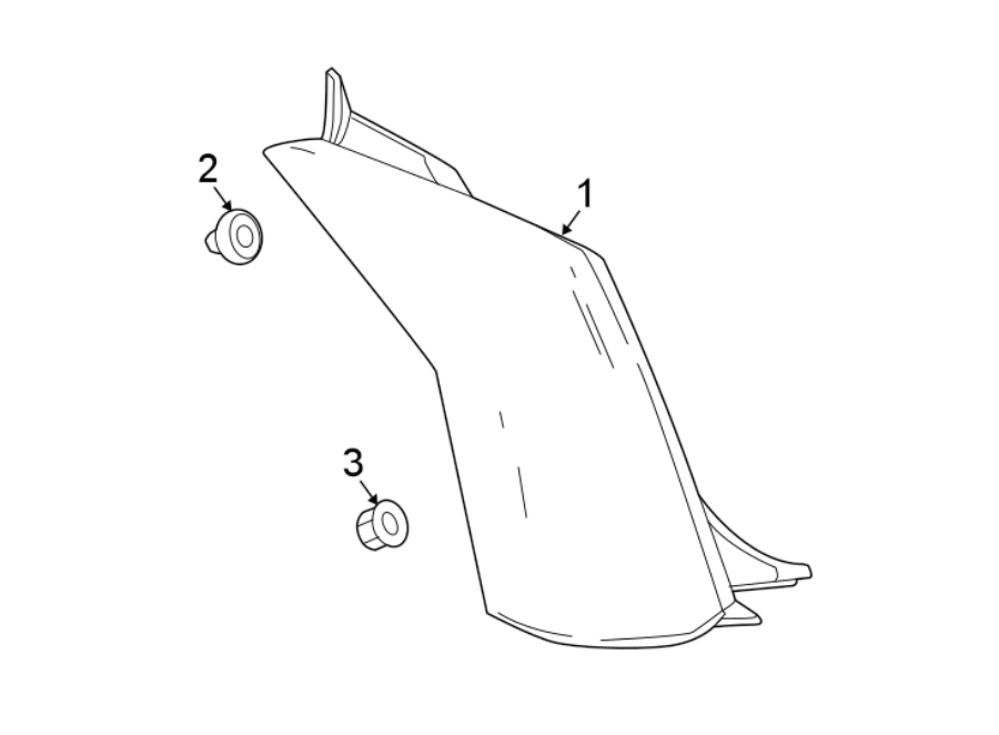 Diagram REAR LAMPS. TAIL LAMPS. for your 2015 Cadillac ATS Performance Coupe  