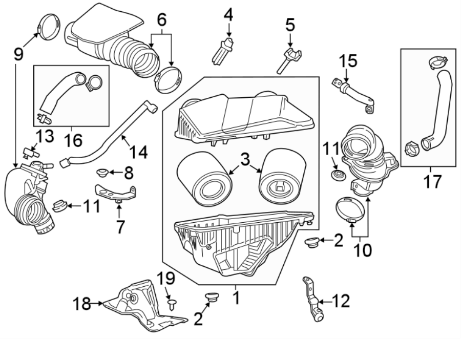 AIR INTAKE. Diagram