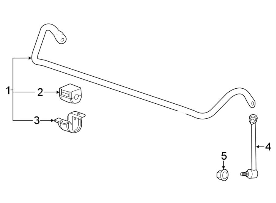 Diagram FRONT SUSPENSION. STABILIZER BAR & COMPONENTS. for your 2012 GMC Sierra 2500 HD 6.6L Duramax V8 DIESEL A/T RWD SLE Standard Cab Pickup 