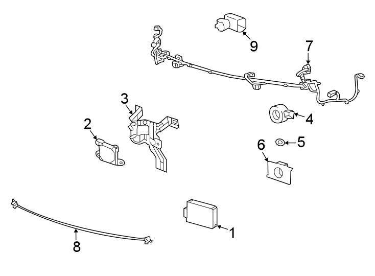 1Front bumper & grille. Electrical components.https://images.simplepart.com/images/parts/motor/fullsize/BF20012.png