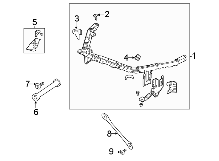 2Radiator support.https://images.simplepart.com/images/parts/motor/fullsize/BF20045.png