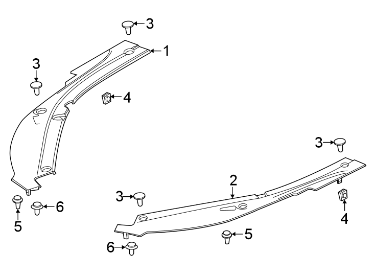 Diagram Fender. Covers & shields. for your 2021 GMC Sierra 2500 HD 6.6L Duramax V8 DIESEL A/T RWD Base Extended Cab Pickup Fleetside 