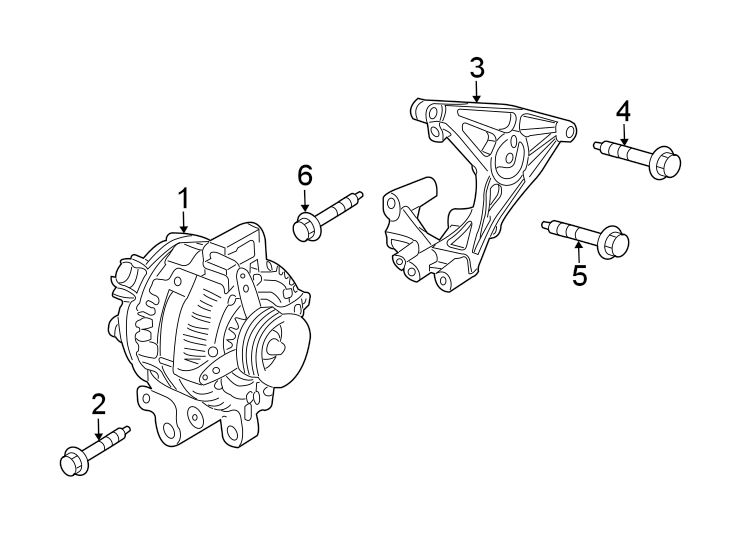 Alternator. Diagram