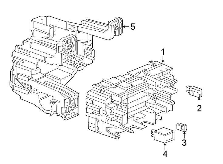 Diagram Fuse & RELAY. for your Cadillac