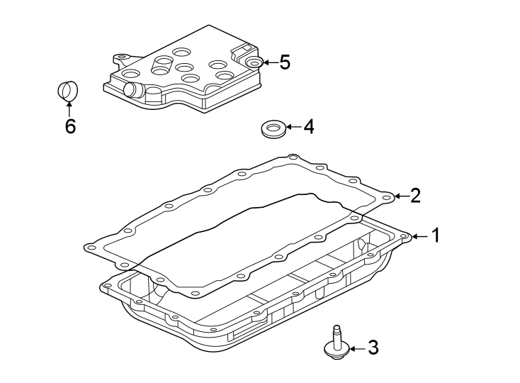 Transmission components. Diagram