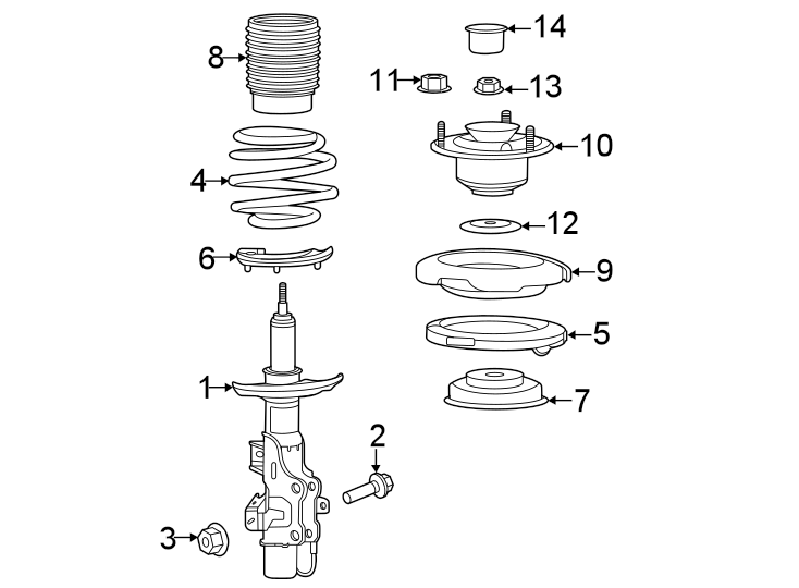 3Front suspension. Struts & components.https://images.simplepart.com/images/parts/motor/fullsize/BF20460.png