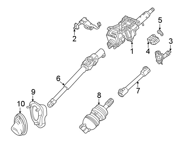 8Steering column assembly.https://images.simplepart.com/images/parts/motor/fullsize/BF20487.png