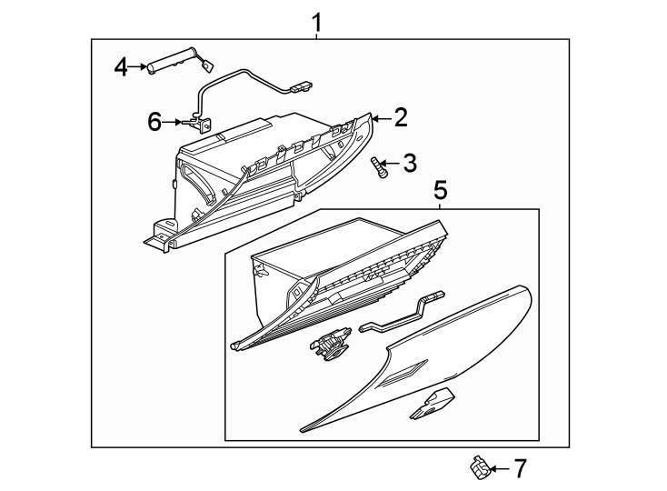 6Instrument panel. Glove box.https://images.simplepart.com/images/parts/motor/fullsize/BF20518.png