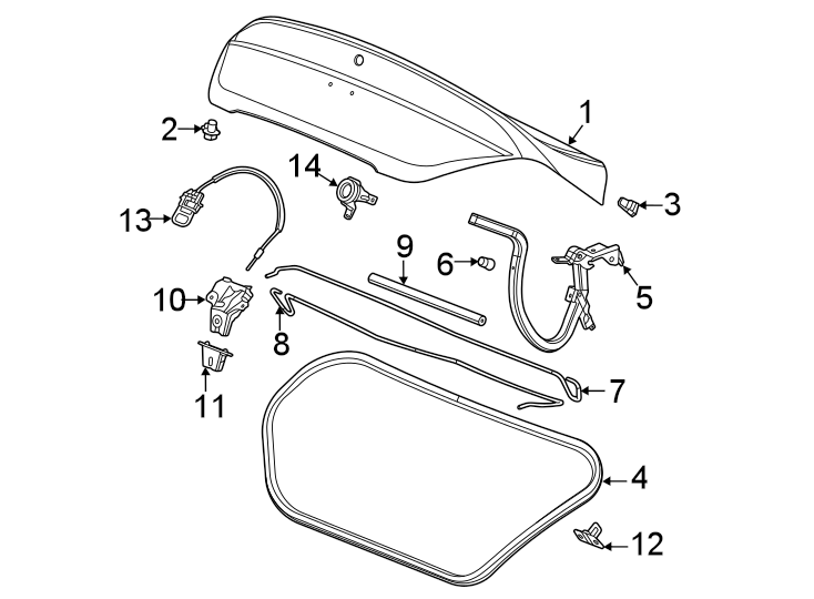 9Trunk lid. Lid & components.https://images.simplepart.com/images/parts/motor/fullsize/BF20700.png