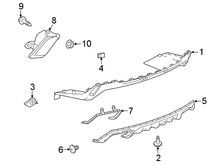 8Rear bumper. Bumper & components.https://images.simplepart.com/images/parts/motor/fullsize/BF20750.png