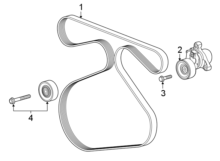 Diagram Belts & pulleys. for your 2012 Buick Regal   