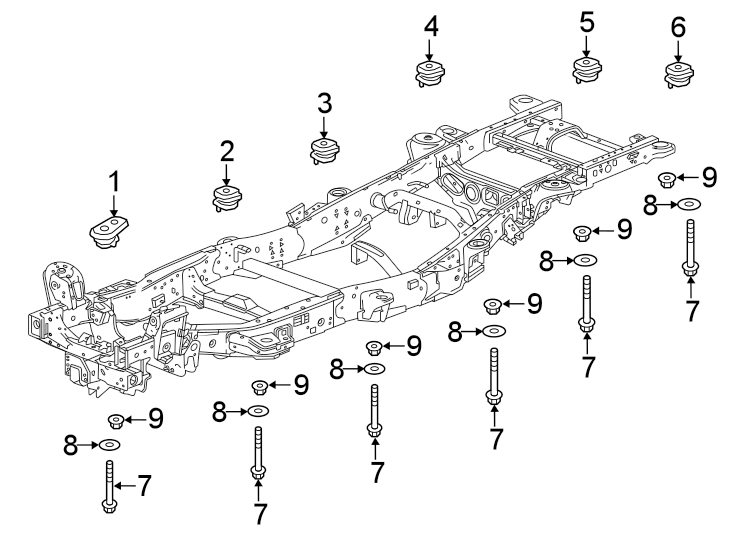 9Frame. Body mounting.https://images.simplepart.com/images/parts/motor/fullsize/BG21165.png