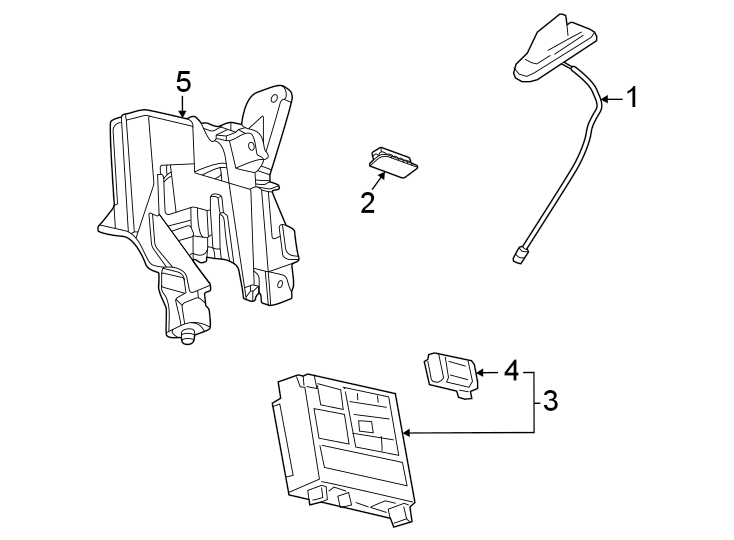 Diagram Communication system components. for your 2001 Buick Century   