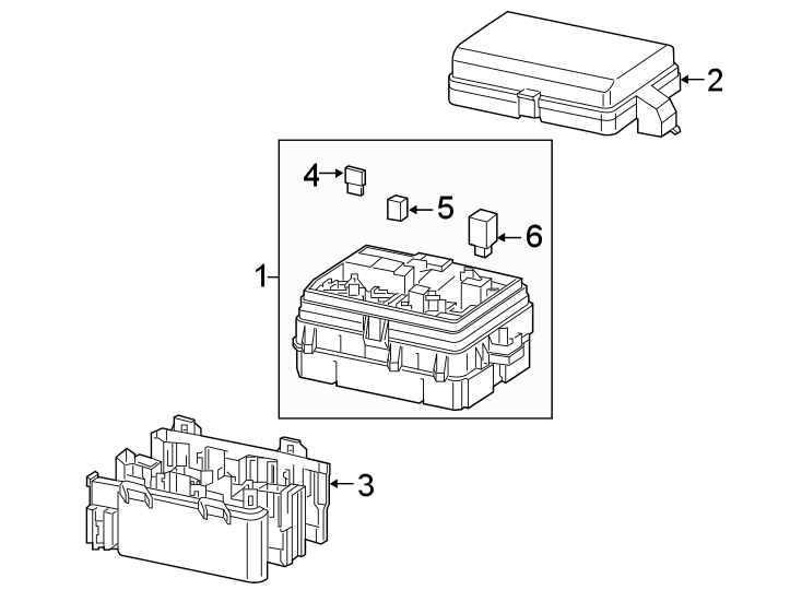 Diagram Fuse & RELAY. for your 1997 Oldsmobile Cutlass Supreme   