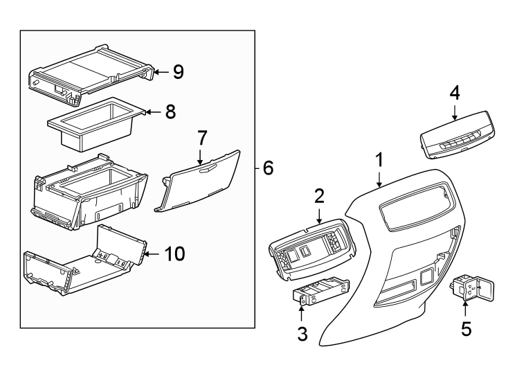 5Center console.https://images.simplepart.com/images/parts/motor/fullsize/BG21502.png