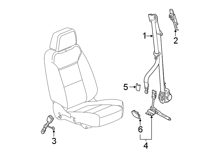 1Restraint systems. Front seat belts.https://images.simplepart.com/images/parts/motor/fullsize/BG21515.png