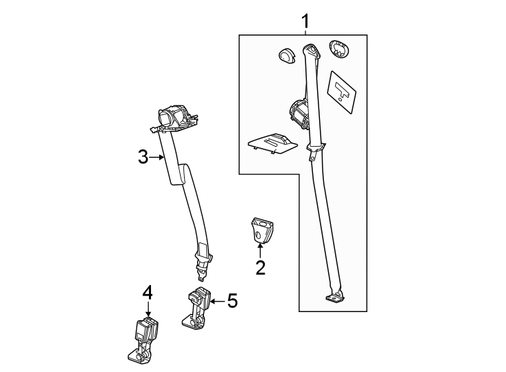 2Restraint systems. Third row seat belts.https://images.simplepart.com/images/parts/motor/fullsize/BG21522.png