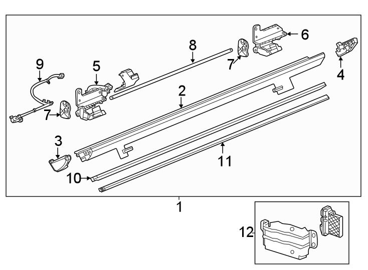 11Pillars. Rocker & floor. Running board.https://images.simplepart.com/images/parts/motor/fullsize/BG21630.png