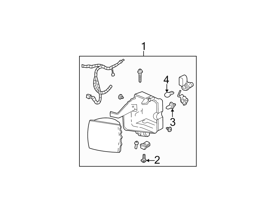 Diagram FRONT LAMPS. SIGNAL LAMPS. for your 2018 Chevrolet Spark  ACTIV Hatchback 