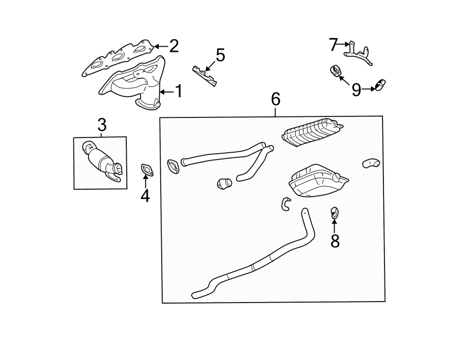 7EXHAUST SYSTEM. EXHAUST COMPONENTS.https://images.simplepart.com/images/parts/motor/fullsize/BK03200.png