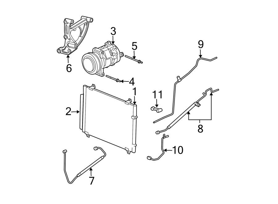 10AIR CONDITIONER & HEATER. COMPRESSOR & LINES. CONDENSER.https://images.simplepart.com/images/parts/motor/fullsize/BK03675.png