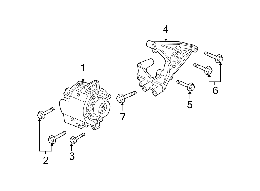 Diagram ALTERNATOR. for your 2011 GMC Sierra 2500 HD 6.0L Vortec V8 FLEX A/T RWD SLT Crew Cab Pickup 