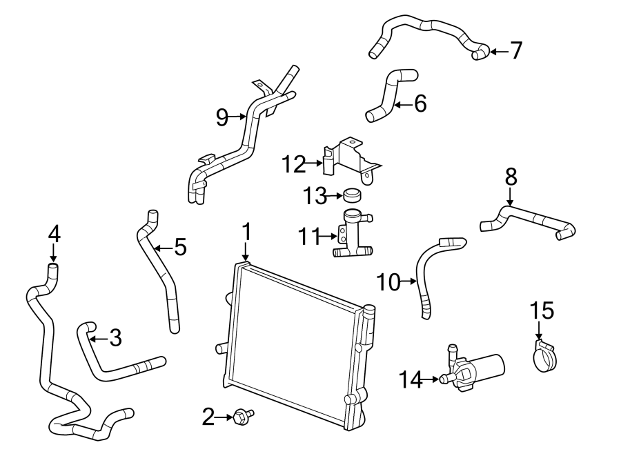 Diagram INTERCOOLER. for your 2000 Buick Century   