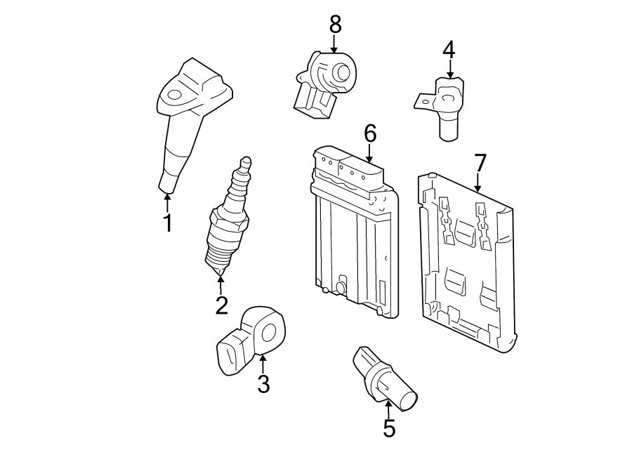 Diagram IGNITION SYSTEM. for your Cadillac