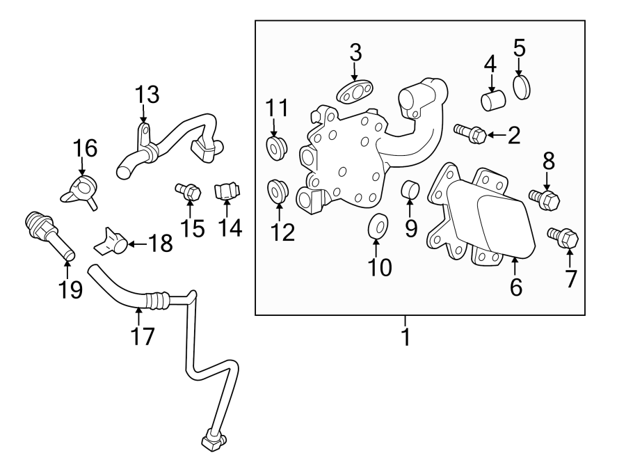 Diagram ENGINE PARTS. for your 2021 Chevrolet Camaro 6.2L V8 M/T SS Coupe 